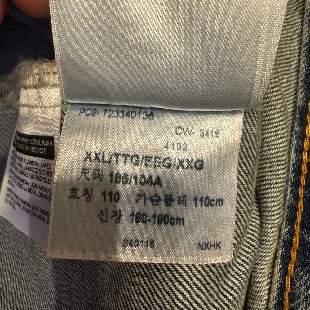 Levi's The Trucker Jacket Medium Wash Denim XXL 72334-0136 - Picture 11 of 16